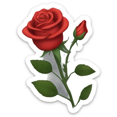 Ramo de rosas rojas sticker
