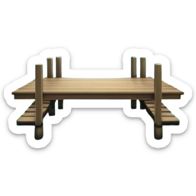 lagoon with dock sticker