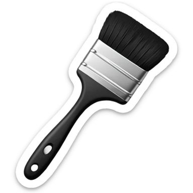 Visualize on-brand content — instantly. black white pallete preferred. brush painting on a canvas. app icon. modern, sleek, minimalistic. ai generated. sticker