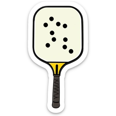 Pickleball paddle sticker