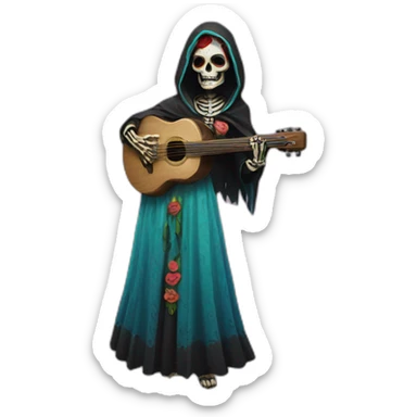 Santa muerte  sticker