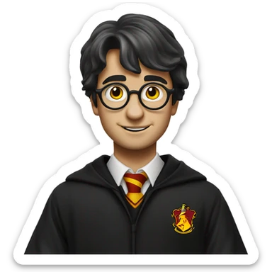 harry potter in mcdonalls sticker