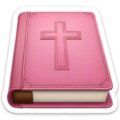 Pink Bible sticker