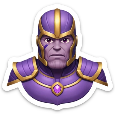 thanos vingadores sticker