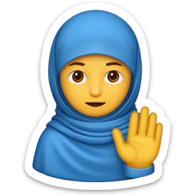 Isyarat SOS dengan tangan sticker