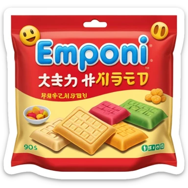 japan packaged snack  sticker