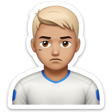 cybersport player lose game and sad sticker