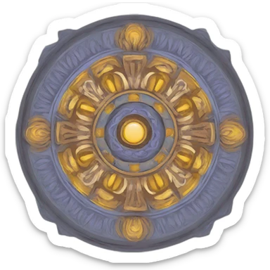 sebastiano mandala sticker