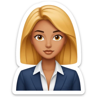 girl boss, confident, stylish, empowering, modern, vibrant sticker