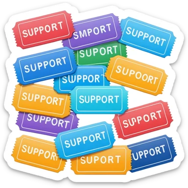 support crm sticker