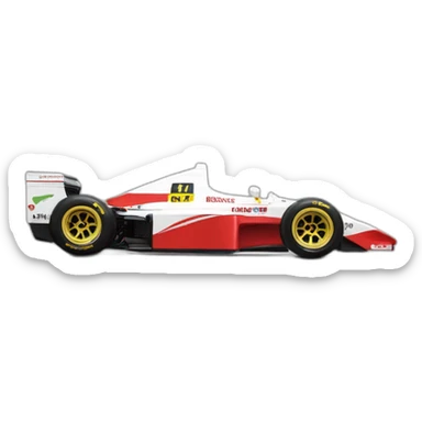 1991 scuderia F1 car sticker