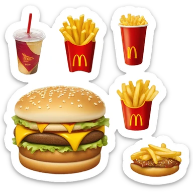 McDonalds sticker