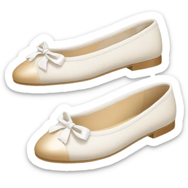 Chanel ballet flats sticker