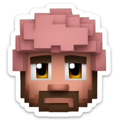 minecraft Piglin sticker