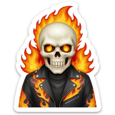 Ghost rider sticker