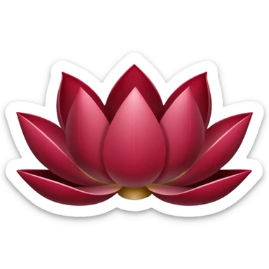 Lotus Burgundy  sticker