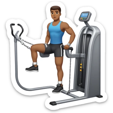 standing cable-machine-leg-raise with ankle-cuffs sticker