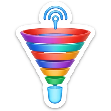 Marketing Funnel sticker