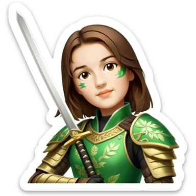 Emerald Samurai sticker