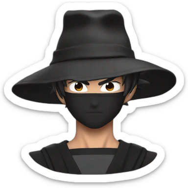 Goku black hat sticker