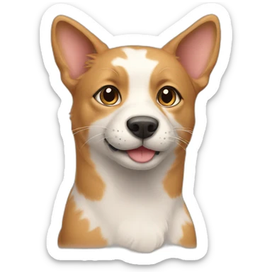 cat-dog-adopted sticker