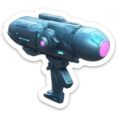 futuristic Supernova Launcher sticker