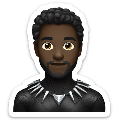Black panther sticker