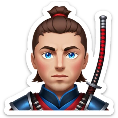 Fierce Samurai sticker