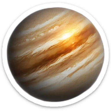 realistic big galaxy in outer space sticker