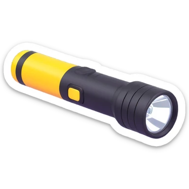 hiking flashlight sticker