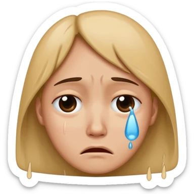 Make the 😭  sticker