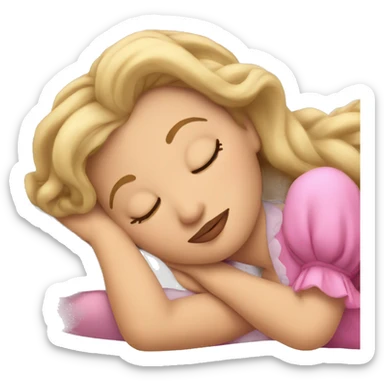 Sleeping beauty  sticker
