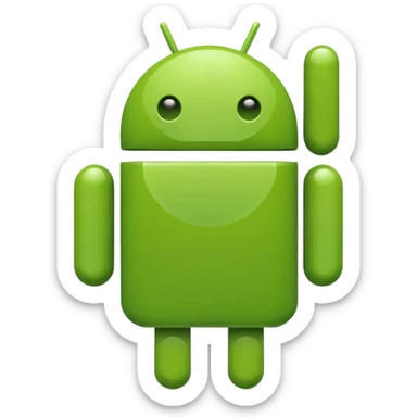 android green symbol  sticker