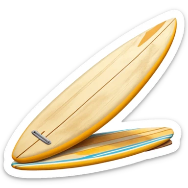 Surfboard Stuck in Sand sticker
