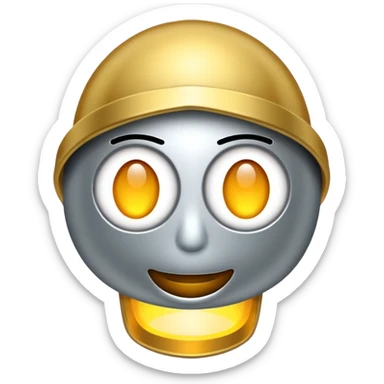 Gera emoji de lamparina de enfermagem  sticker