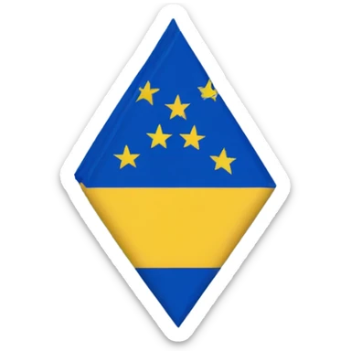 the first bosnian flag sticker