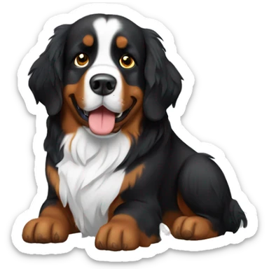 Bernese mountain bog sticker
