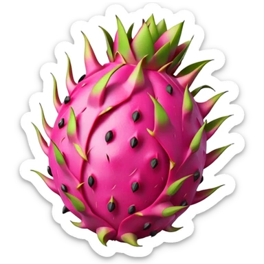 Dragon fruit emoj sticker