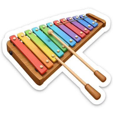 Xylophone instrument sticker