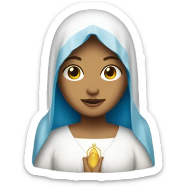 Virgin mary sticker