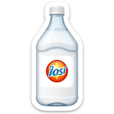 bleach chemical product sticker