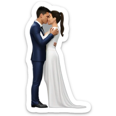 cristiano ronaldo kiss lionel messi real madrid barcelona sticker