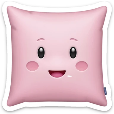 Hey regular light pink pillow with no design sticker