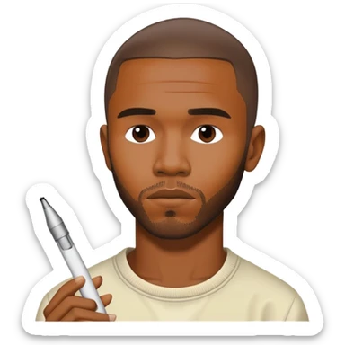 frank ocean smoking wax pen sticker