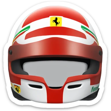 Ferrari F1 helmet  sticker