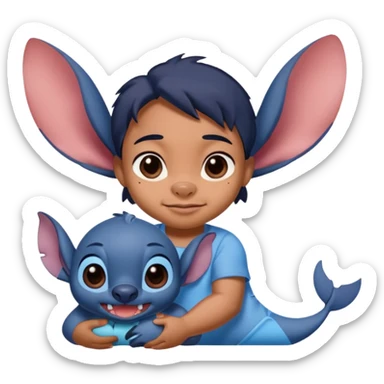 Lilo and stitch make stitch cute cuter make it look relaistic sticker