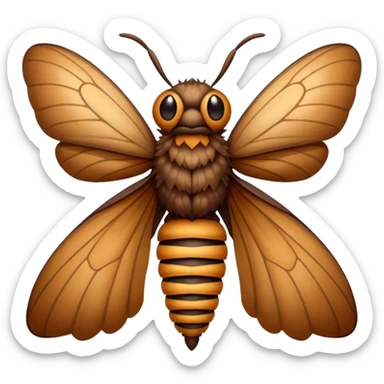 moth, life cycle stage 2 sticker