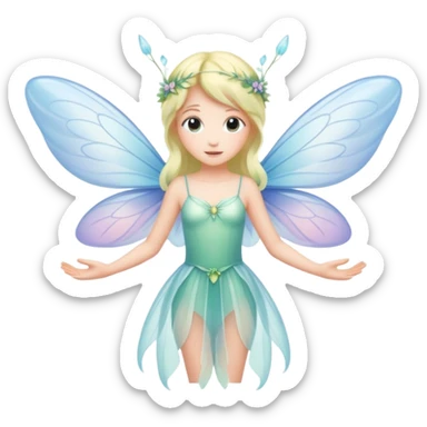 Airy fairy sticker