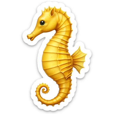 Sea horse pregnant Sea horse sticker