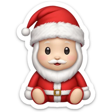 labubu christmas sticker